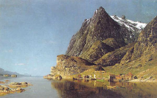  View of a fjord by Adelsteen Normann